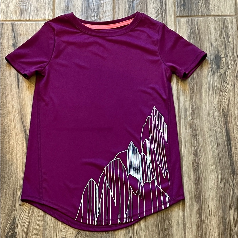 All in Motion Kids' Magenta Mountain Active Tee